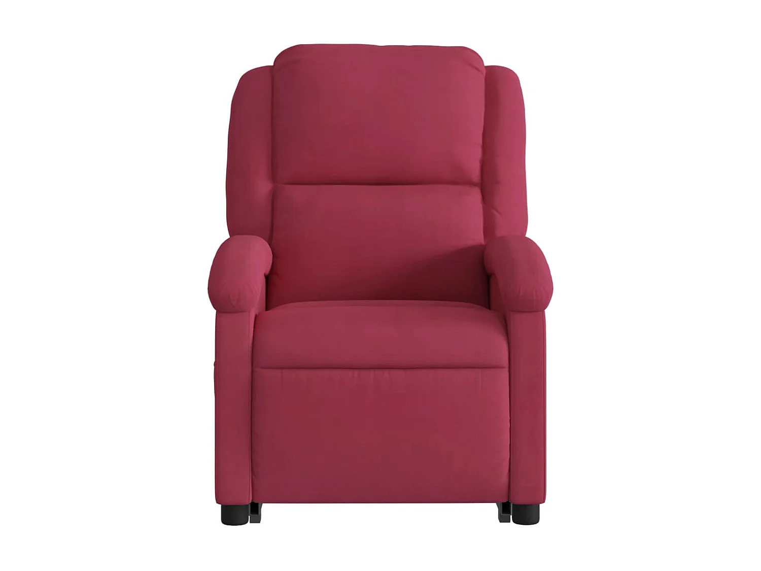 Fauteuil inclinable Rouge bordeaux Velours
