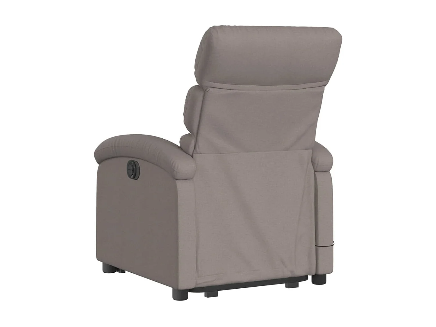 Fauteuil inclinable de massage Taupe Tissu