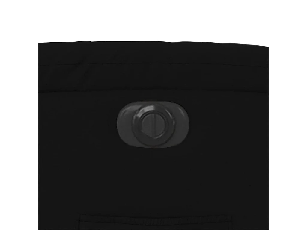 Fauteuil inclinable électrique Noir Similicuir