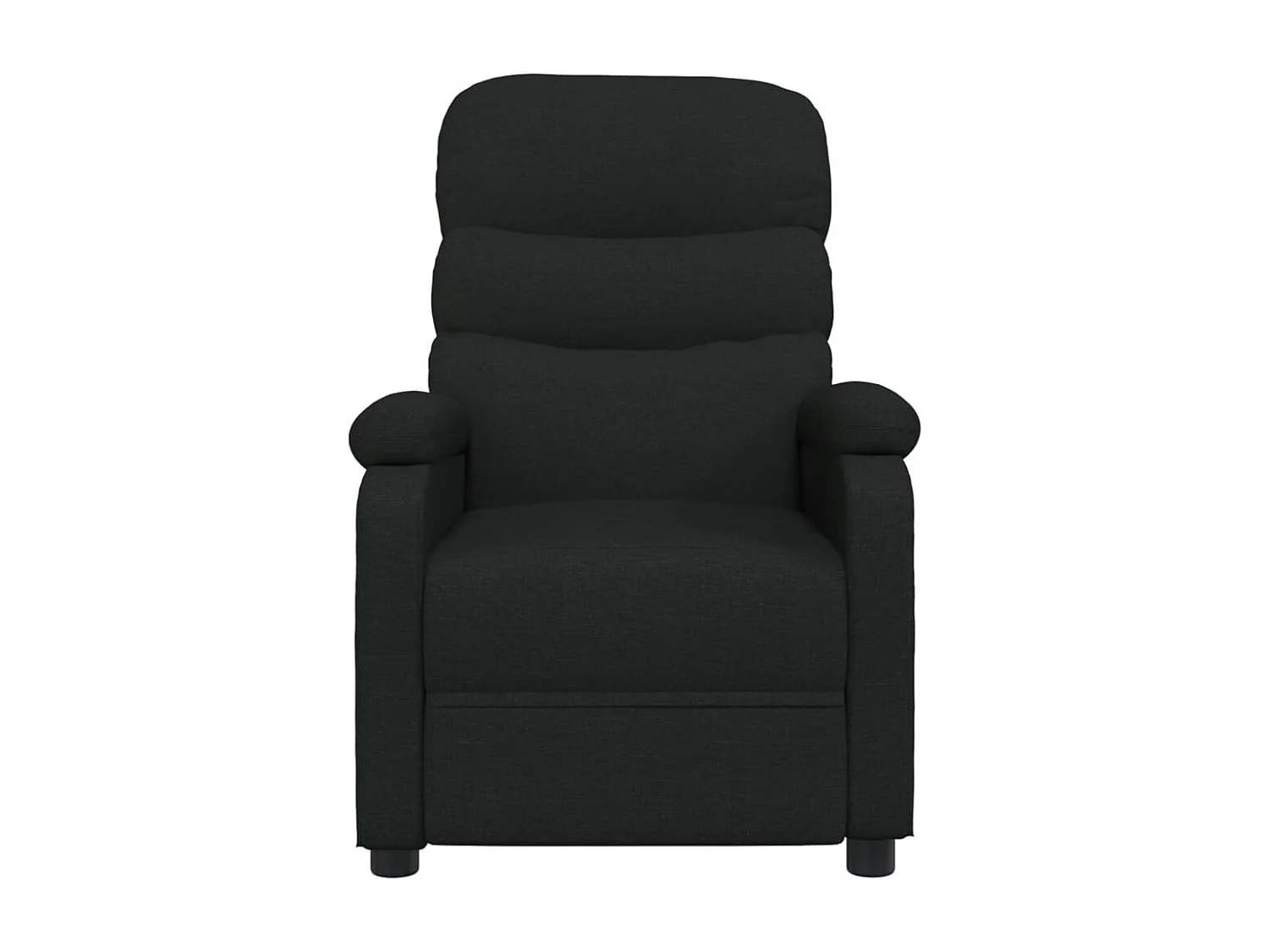 Fauteuil inclinable Noir Tissu