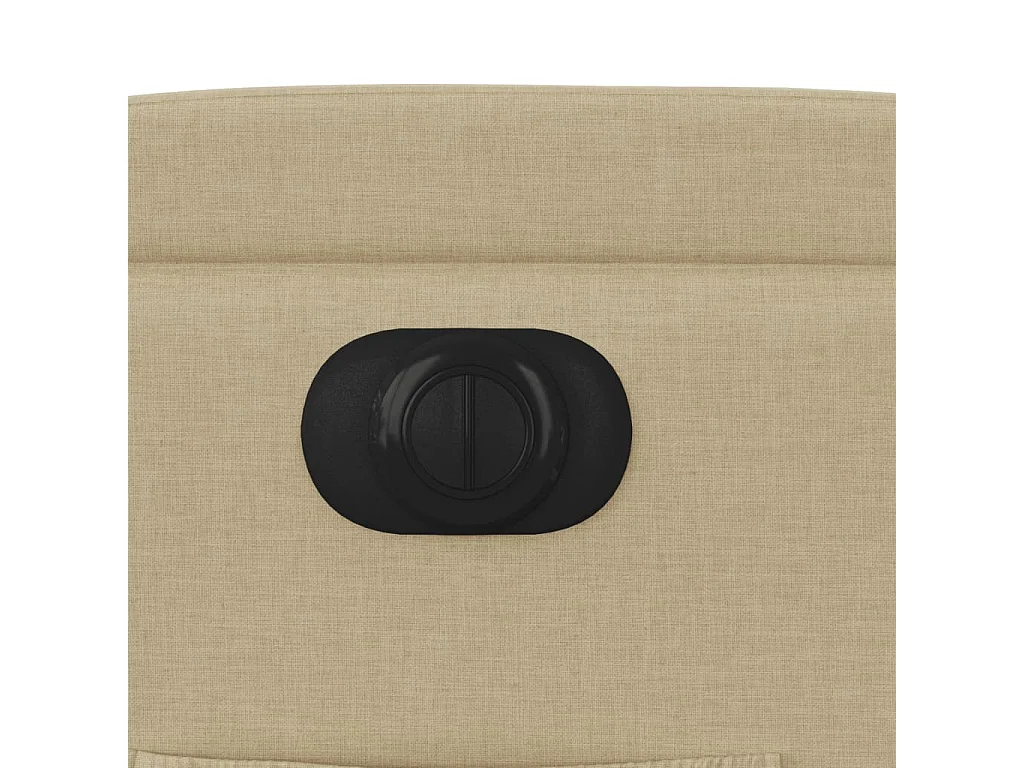 Poltrona Elettrica Reclinabile Crema in Tessuto