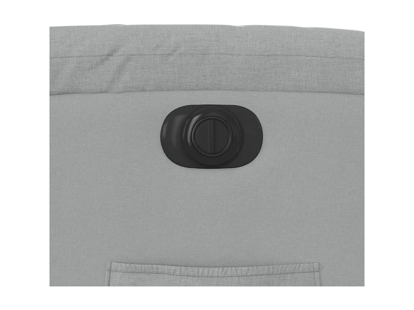 Fauteuil inclinable électrique Gris clair Tissu