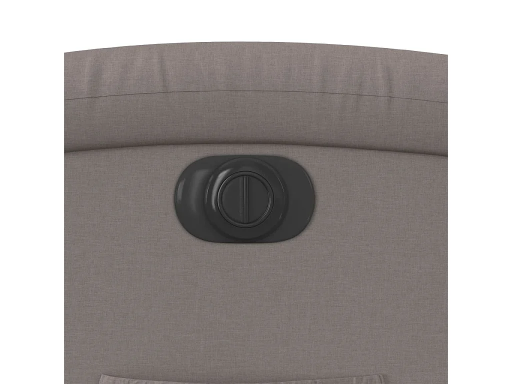 Fauteuil inclinable électrique Taupe Tissu