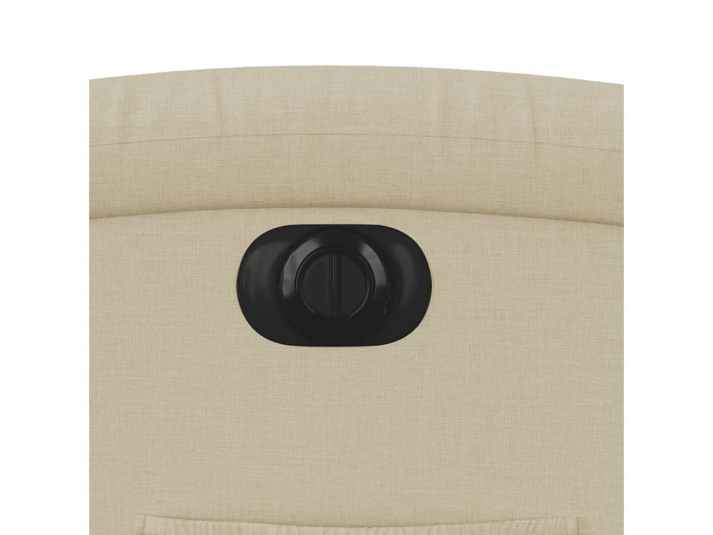 Poltrona Elettrica Reclinabile Crema in Tessuto