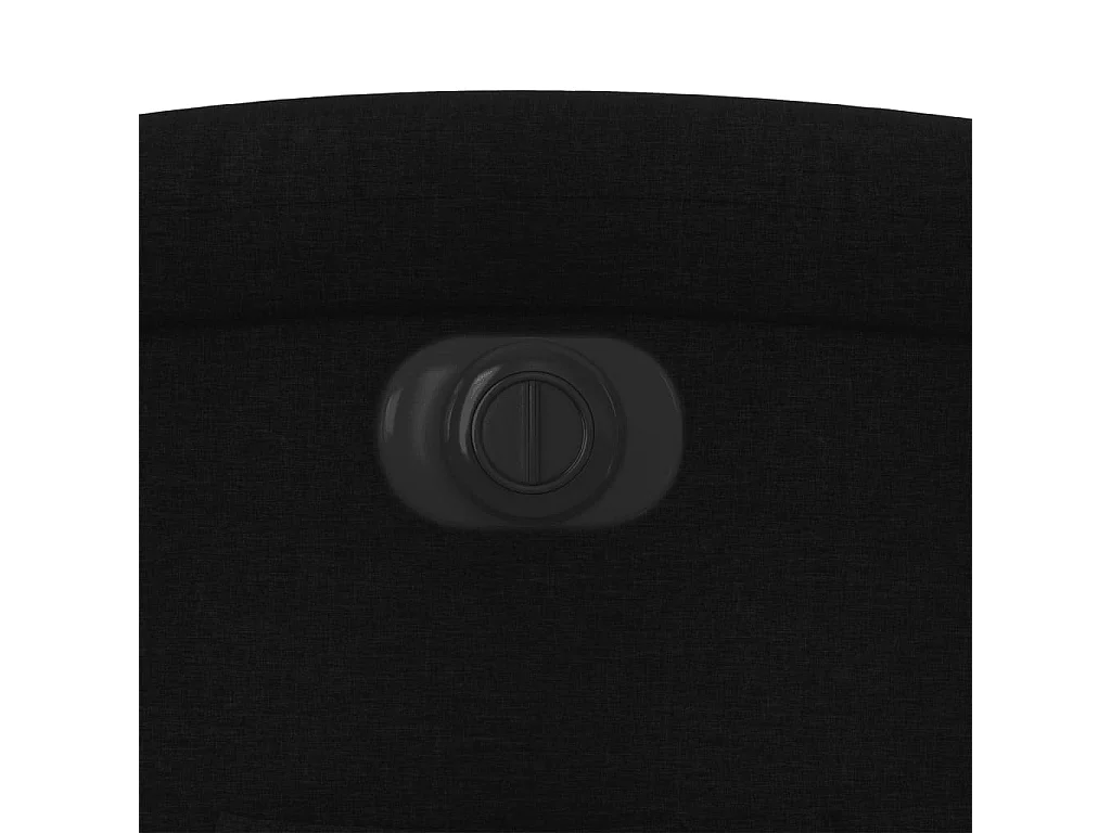 Poltrona Elettrica Reclinabile Nera in Tessuto