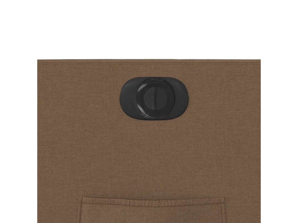 Poltrona Elettrica Reclinabile Marrone in Tessuto