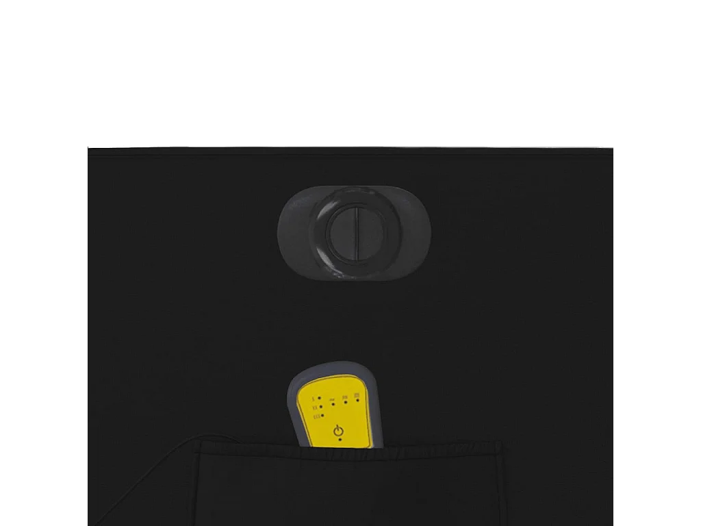 Massagesessel Elektrisch Schwarz Kunstleder