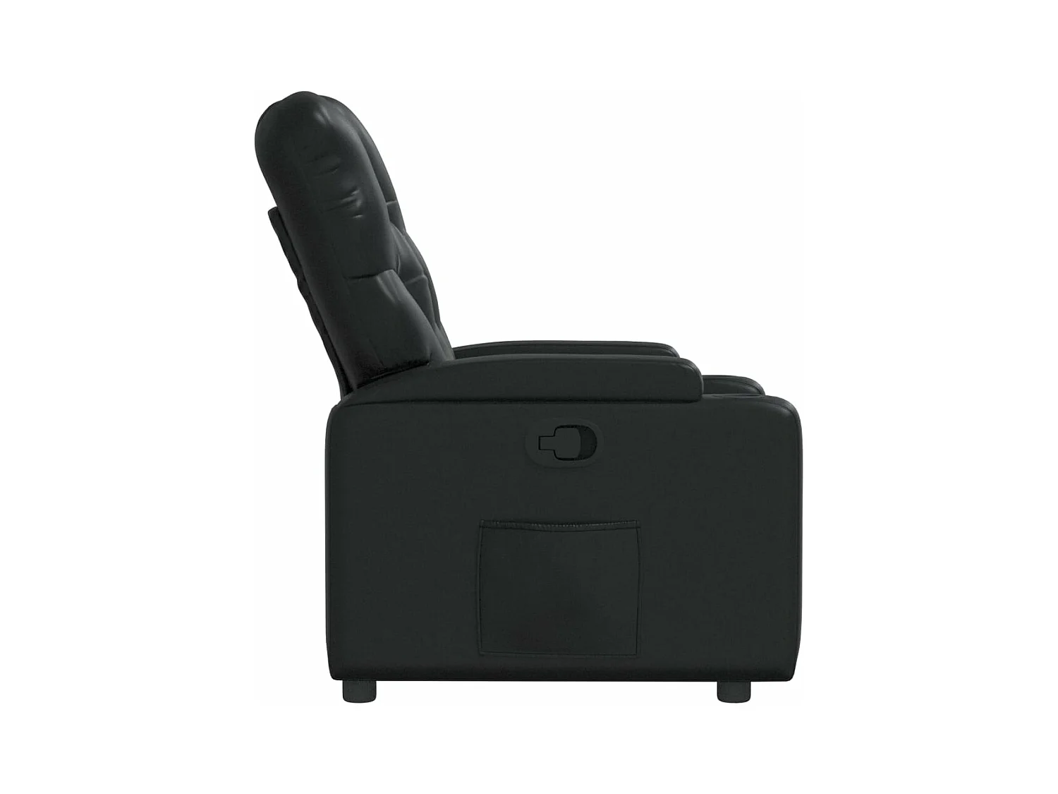 Fauteuil inclinable Noir Similicuir