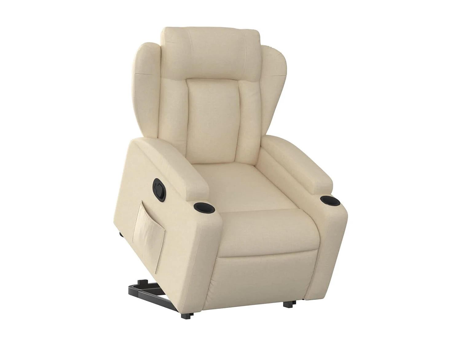 Fauteuil inclinable Crème Tissu