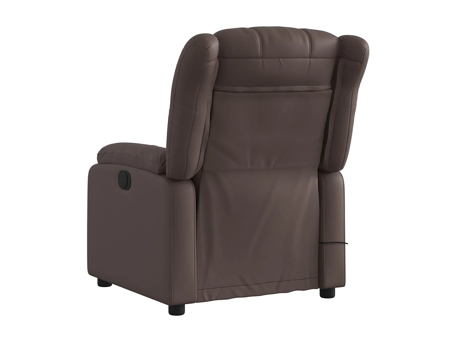 Fauteuil de massage inclinable Marron Similicuir