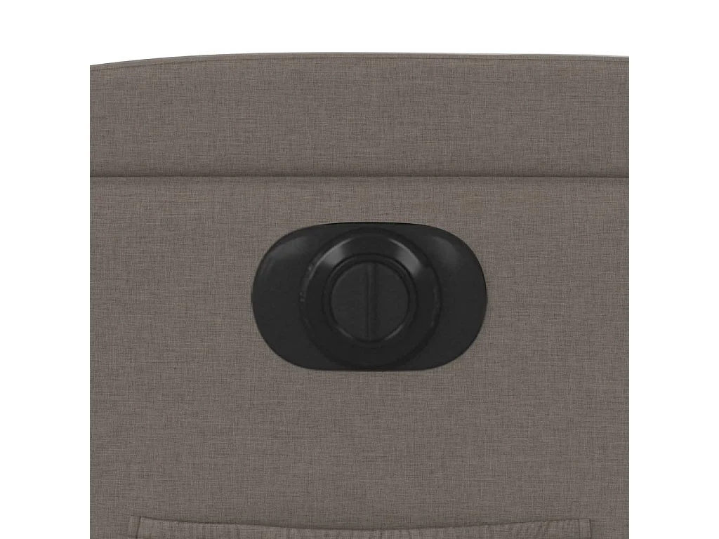 Fauteuil inclinable électrique Taupe Tissu