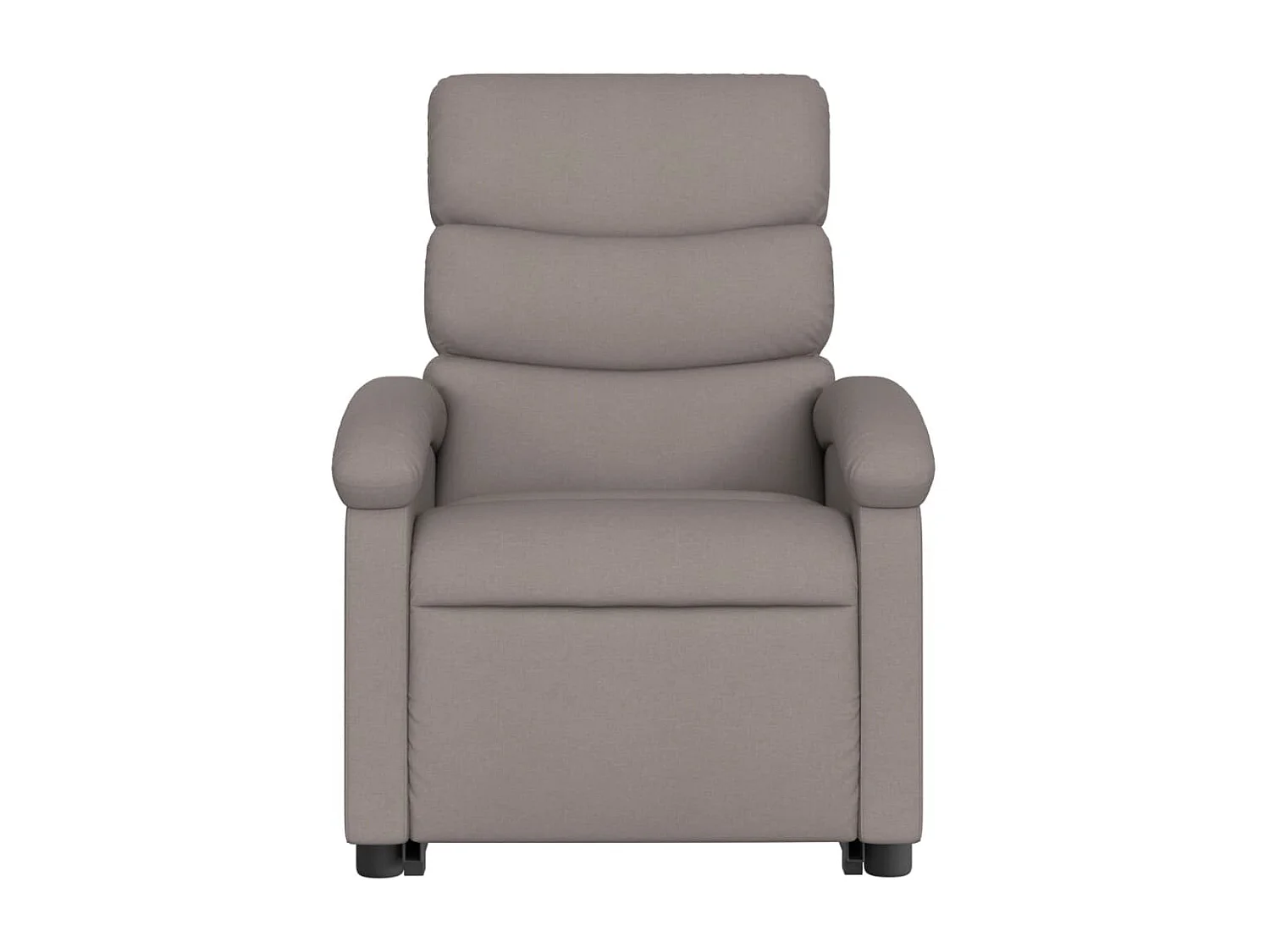 Fauteuil inclinable taupe tissu