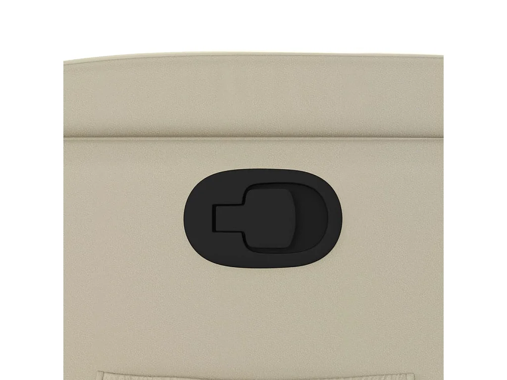 Poltrona Alzapersona Reclinabile Crema in Similpelle