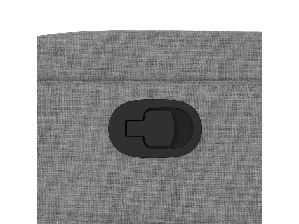 Sta-op-stoel verstelbaar stof lichtgrijs