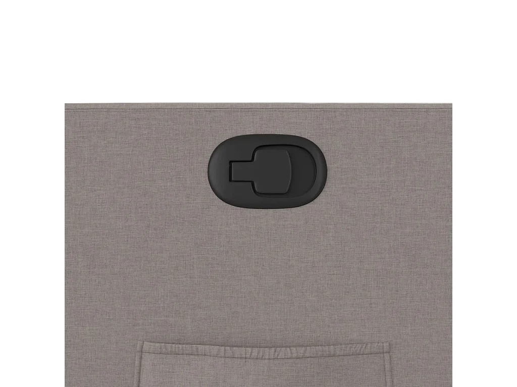 Fauteuil inclinable taupe tissu