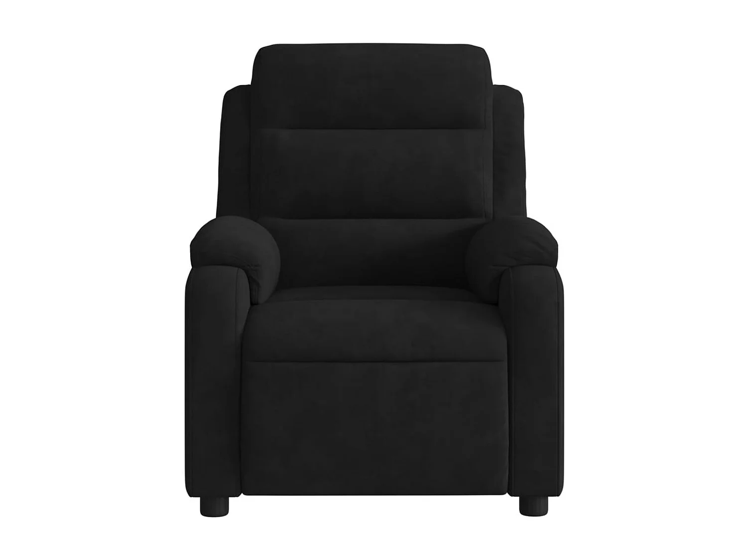 Fauteuil de massage inclinable noir velours