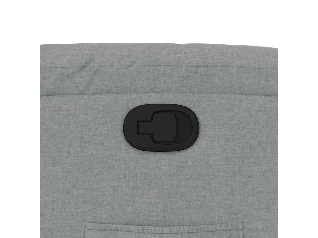 Fauteuil inclinable Gris clair Tissu