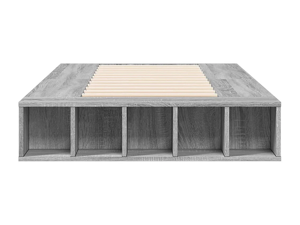 Cadre de lit sans matelas sonoma gris 90x190 cm