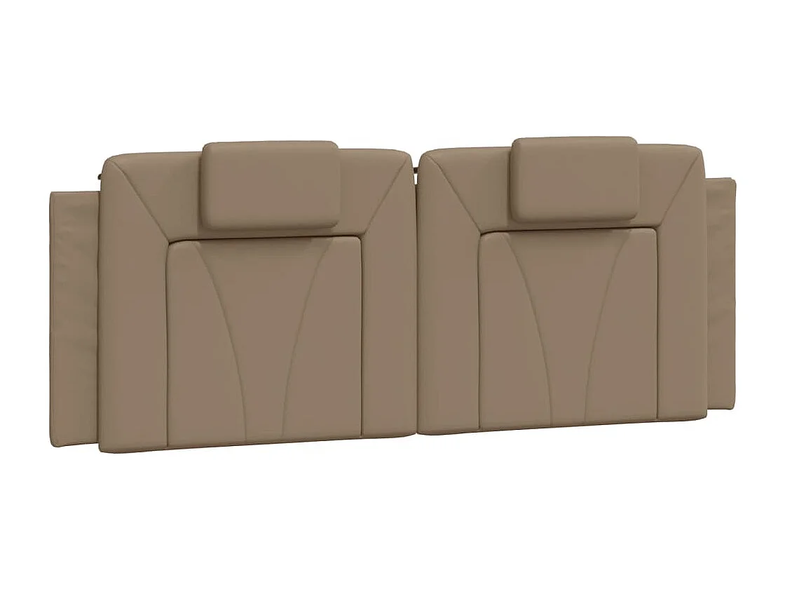 Cadre de lit sans matelas cappuccino 140x200 cm similicuir