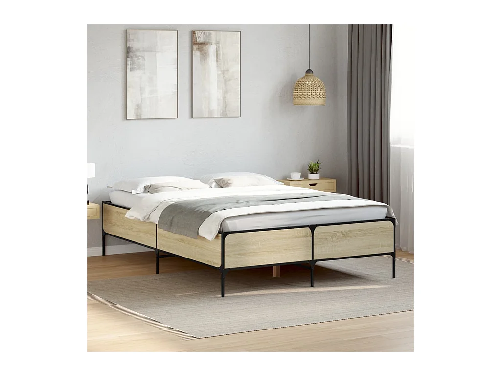 Giroletto Rovere Sonoma 150x200 cm in Legno Multistrato Metallo