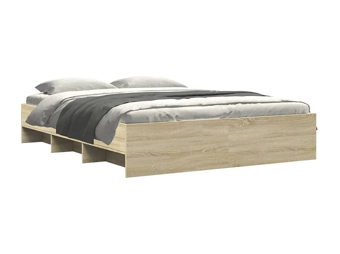 Giroletto senza Materasso Rovere Sonoma 150x200cm in Truciolato