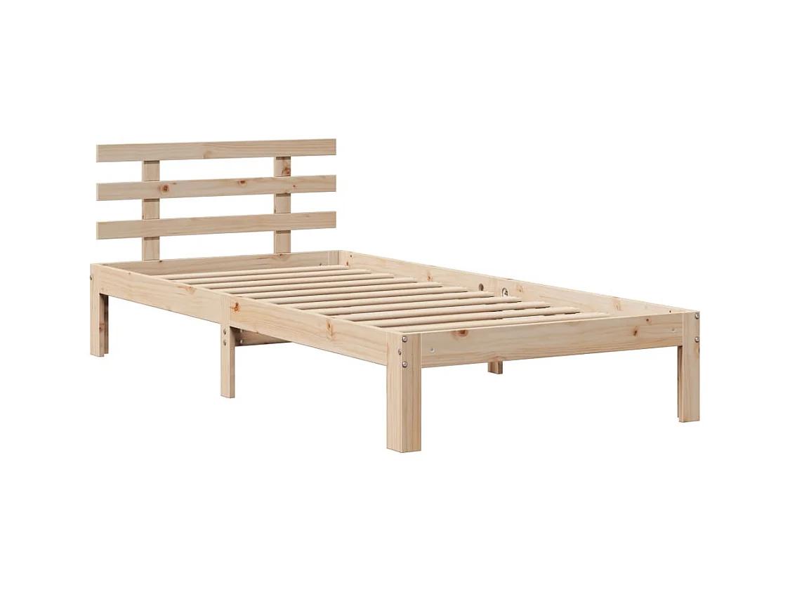 Bedframe met lades massief grenenhout 90x200 cm