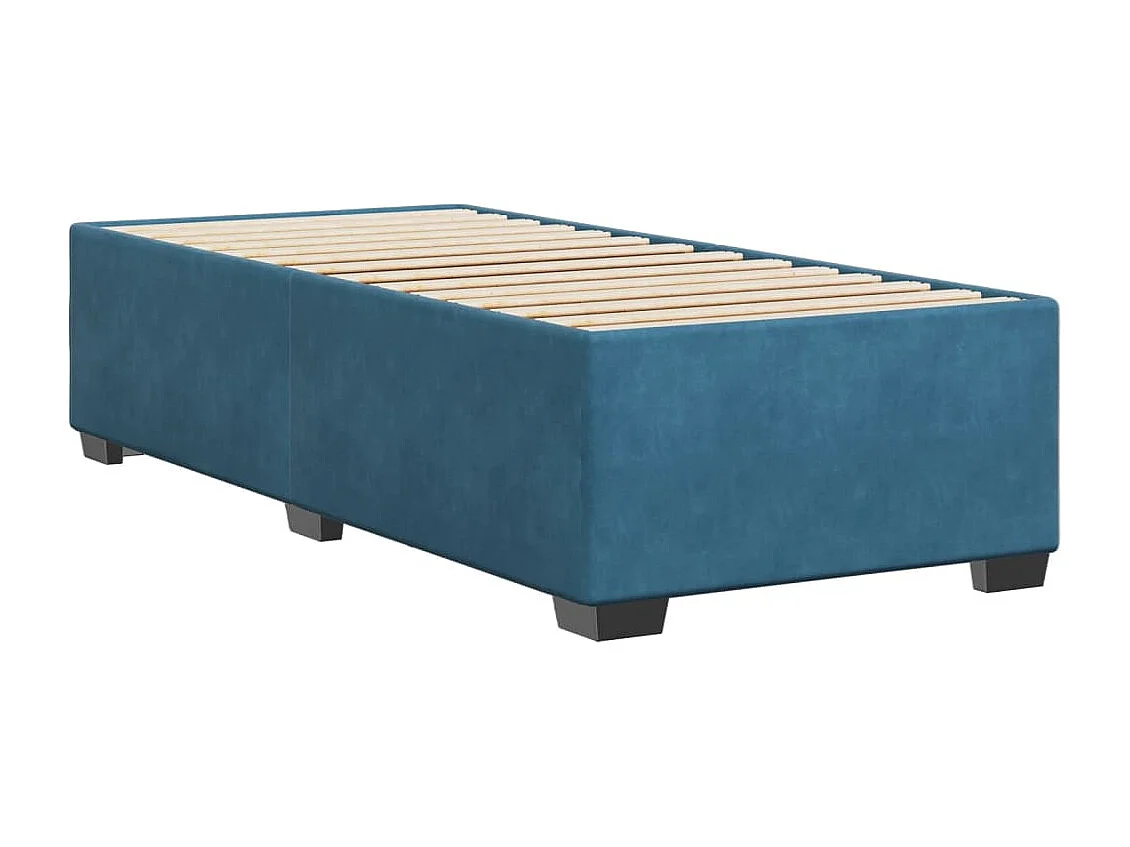 Giroletto Blu 90x190 cm in Velluto