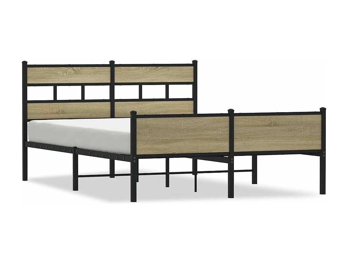 Giroletto senza Materasso Rovere Sonoma 140x190cm in Truciolato