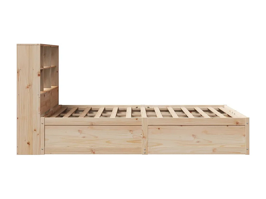 Cadre de lit sans matelas 140x200 cm bois massif de pin