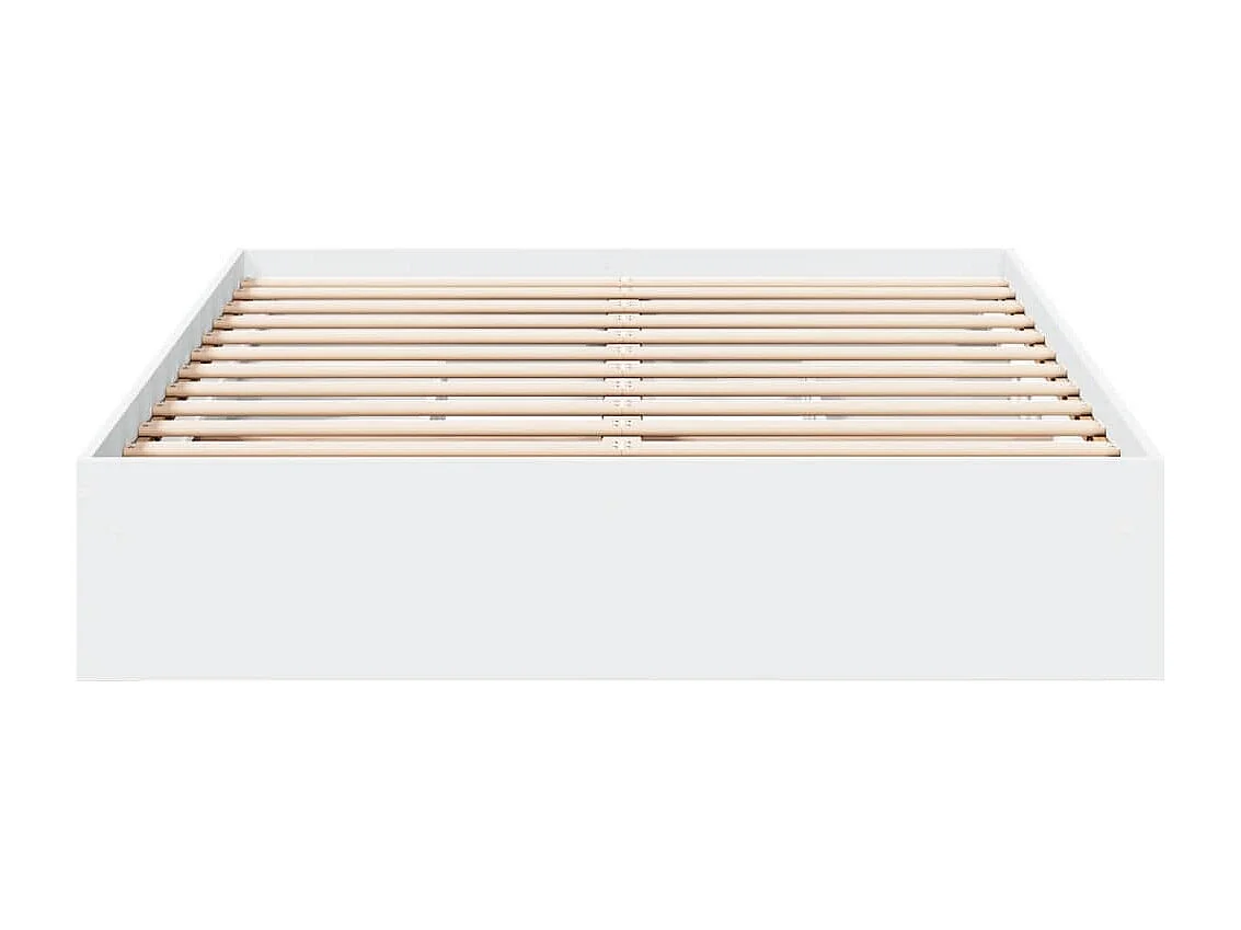 Cadre de lit avec tiroirs sans matelas blanc 120x200 cm