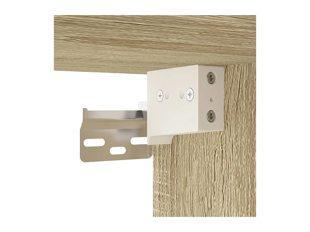 Meubles TV muraux 2 pcs Chêne sonoma 40x34,5x60 cm