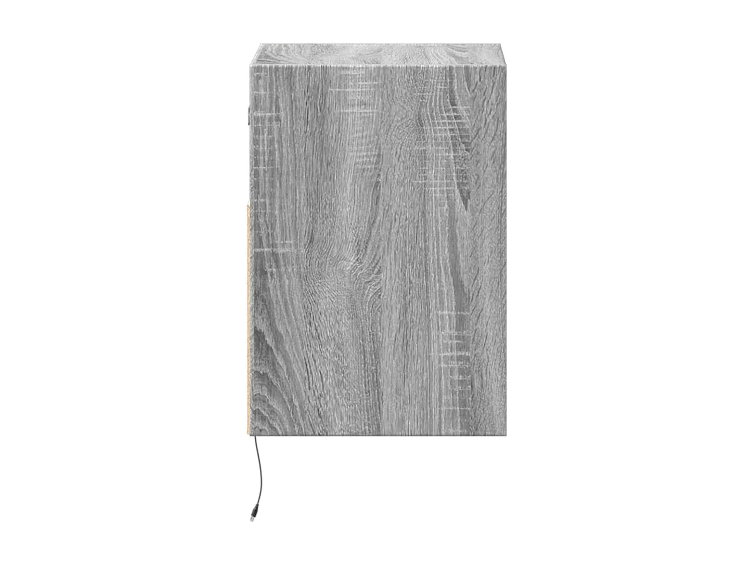 Meubles TV muraux et lumières LED 2 pcs sonoma gris 41x31x45 cm