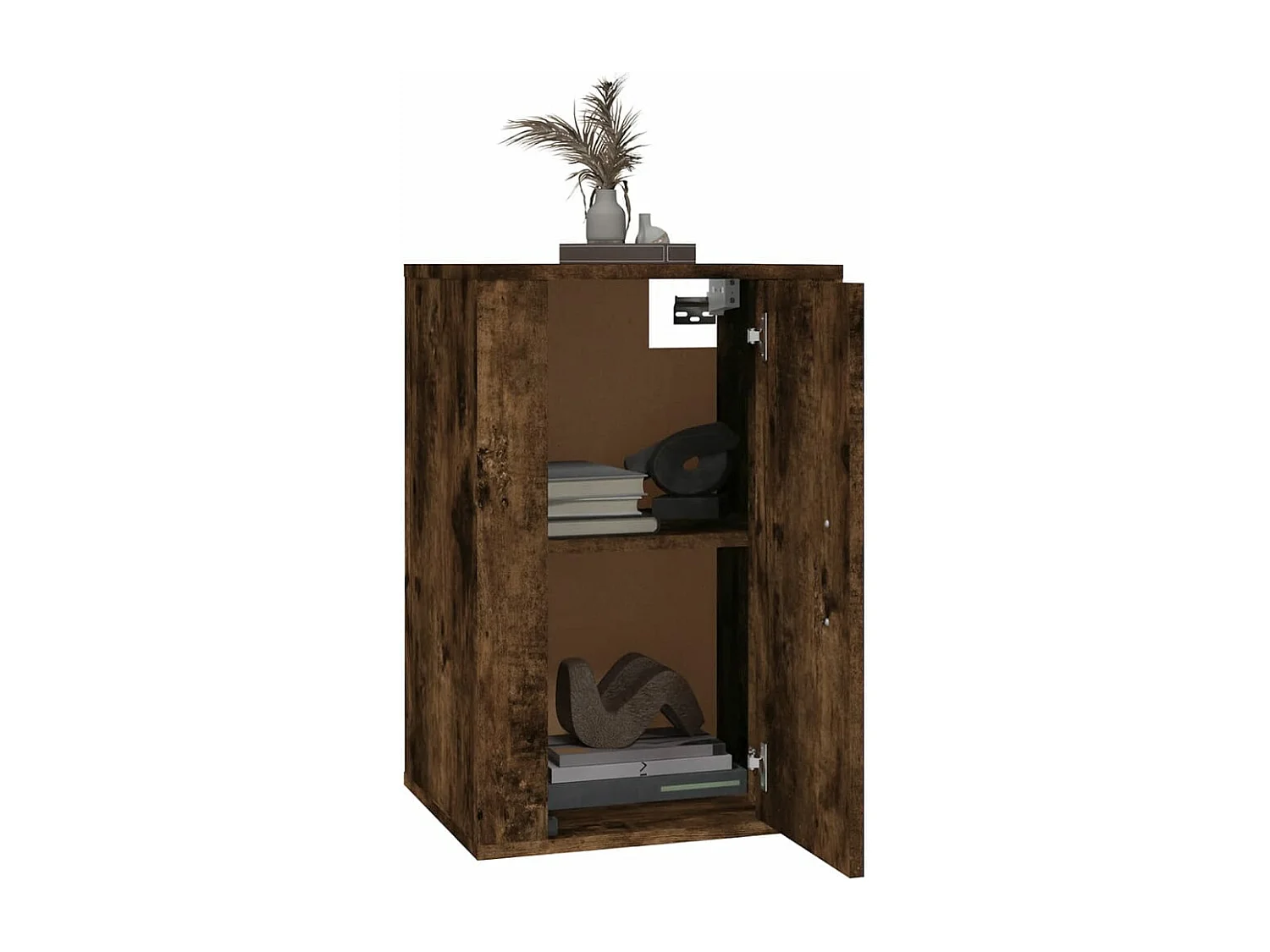 Meubles TV muraux 2 pcs Chêne fumé 40x34,5x60 cm