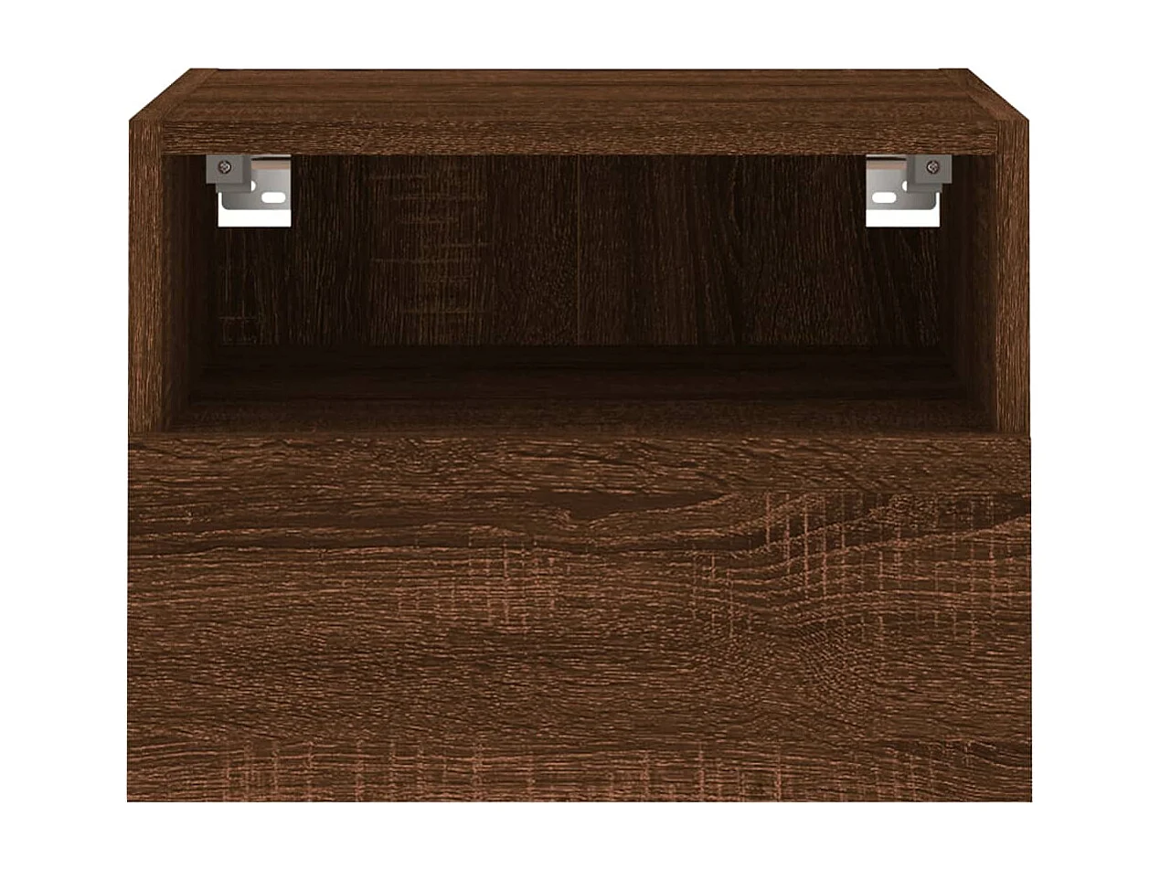 Móveis parede TV 2pcs 40x30x30 deriv. madeira carvalho castanho