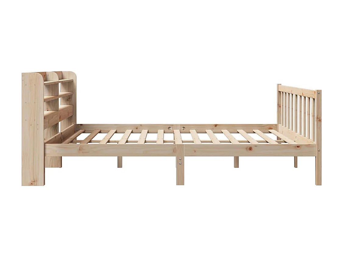 Cadre de lit sans matelas 180x200 cm bois massif de pin
