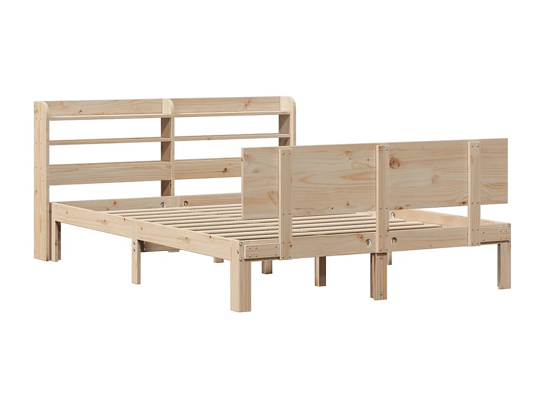 Cadre de lit avec tête de lit sans matelas 150x200 cm