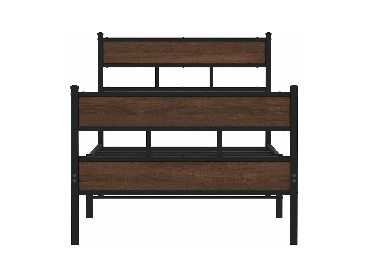 Cadre de lit sans matelas avec tête de lit pied de lit 90x190cm