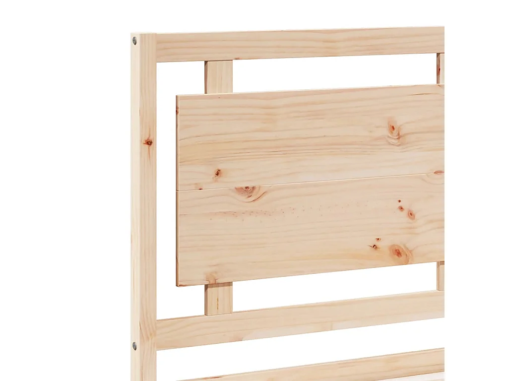 Massivholzbett Extra Lang ohne Matratze 200x210 cm