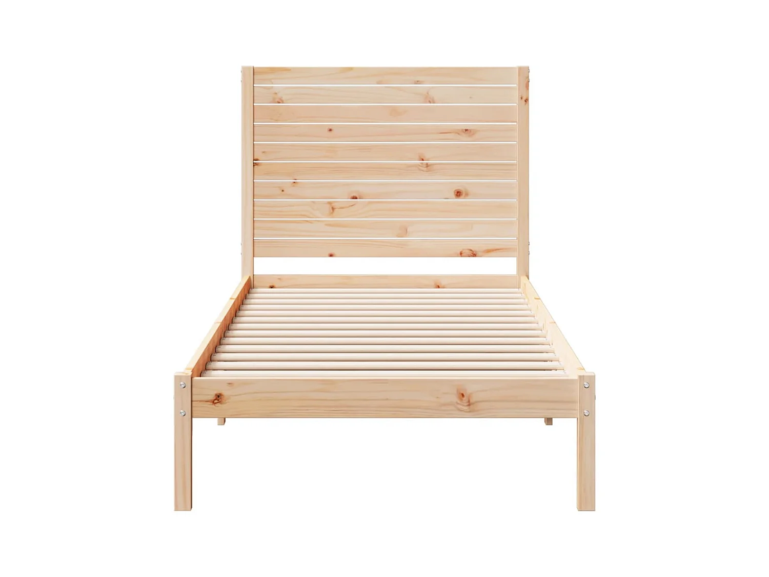 Cadre de lit extra long sans matelas 90x210 cm bois massif