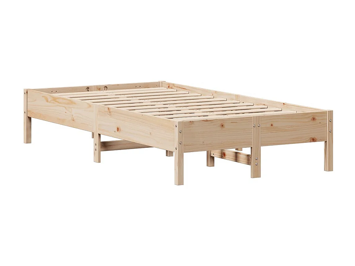 Letto senza Materasso 120x190 cm in Legno Massello di Pino