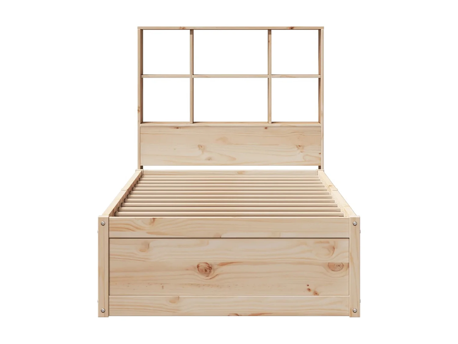 Cadre de lit sans matelas 90x190 cm bois de pin massif