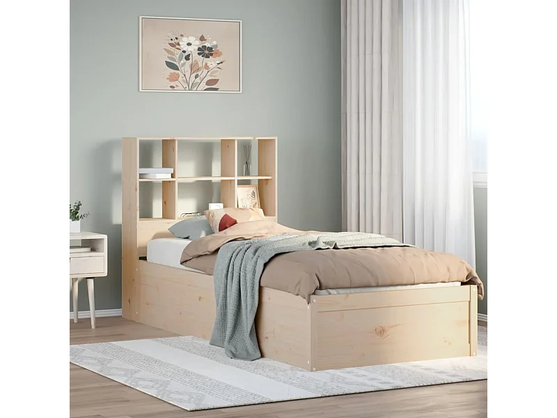 Bedframe zonder matras massief grenenhout 90x190 cm