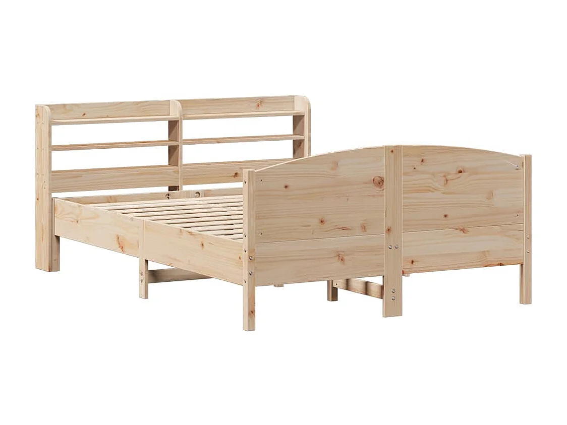 Cadre de lit sans matelas 120x190 cm bois de pin massif