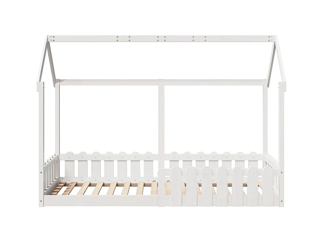 Cadre de lit d'enfants forme de maison sans matelas 80x200 cm