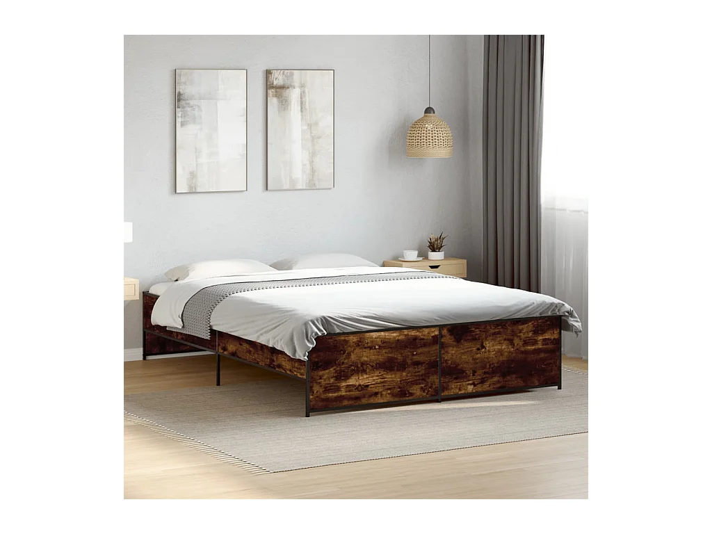 Giroletto Rovere Fumo 150x200 cm in Legno Multistrato Metallo