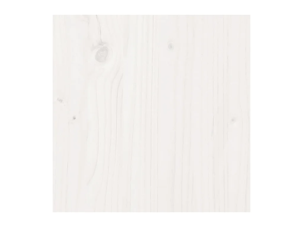Giroletto senza Materasso con Testiera Bianco 200x200 cm Pino