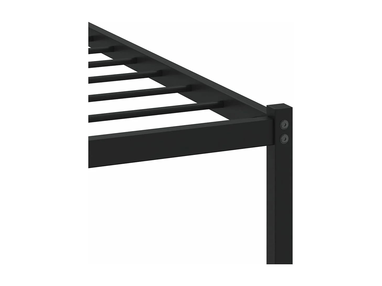 Bettgestell ohne Matratze mit Kopfteil Braun Eiche 80x200 cm