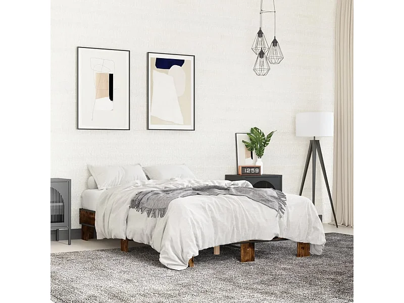 Giroletto Rovere Fumo 140x200 cm in Legno Multistrato Metallo