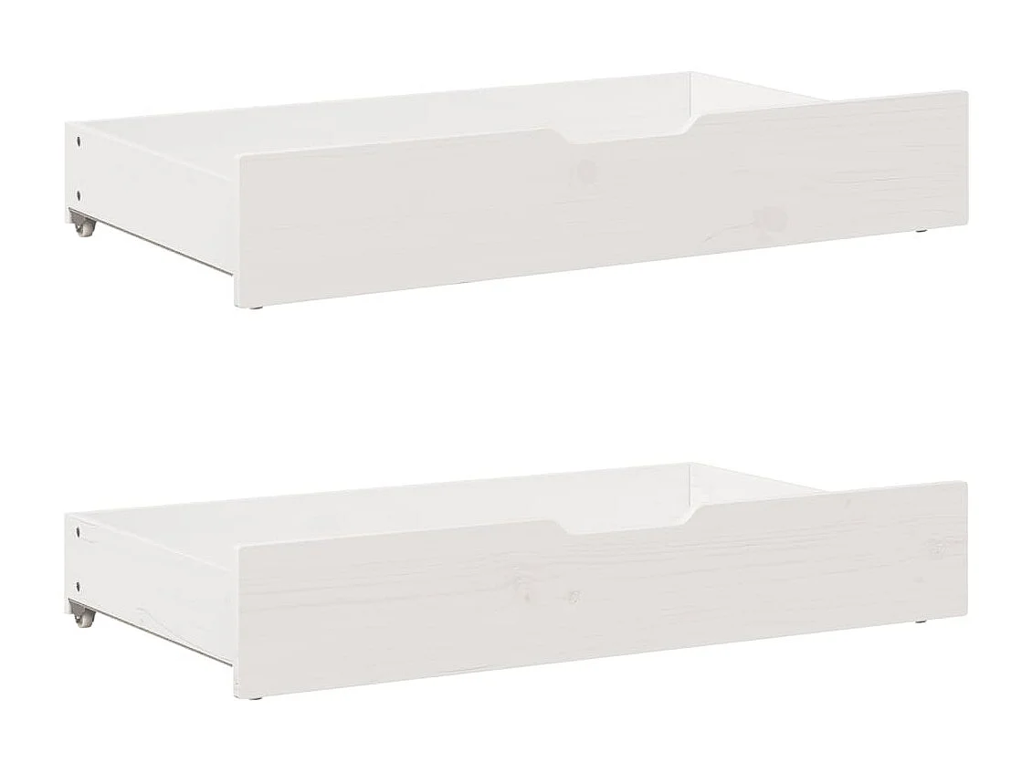 Estrutura de cama infantil c/ gavetas 90x200 cm pinho maciço