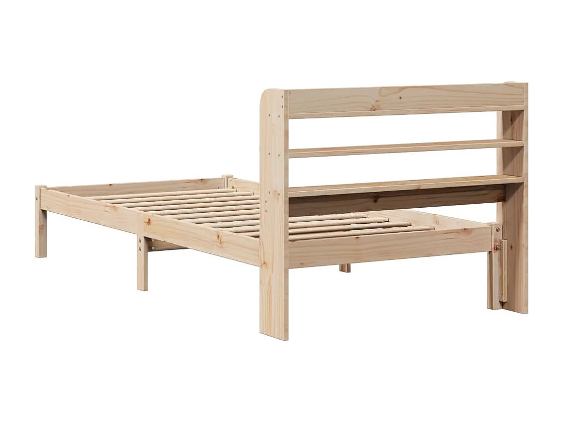 Cadre de lit sans matelas 90x190 cm bois de pin massif